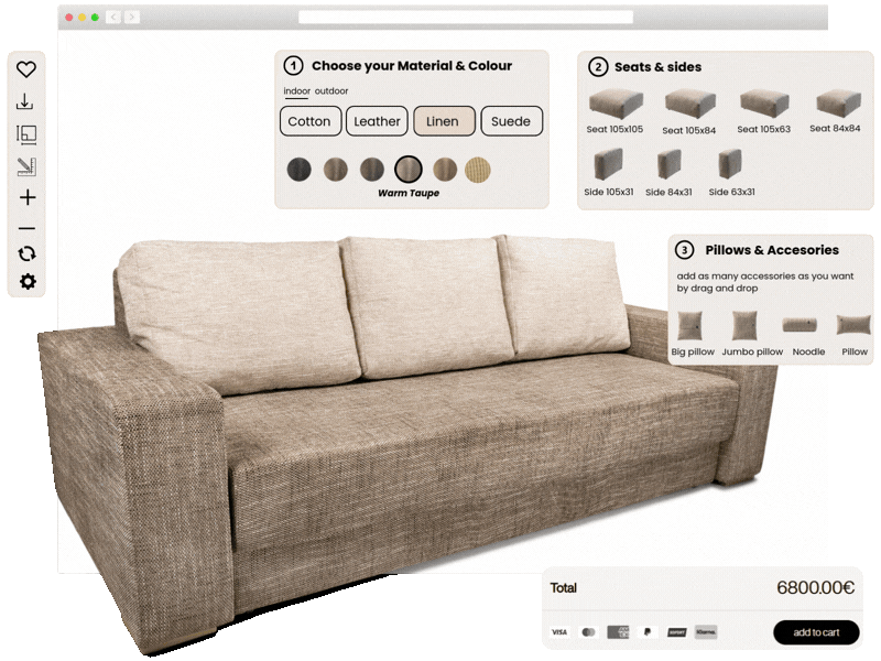 Configurateur de produit Solution 2D